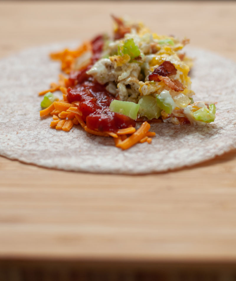 Roulé Wrap aux oeufs