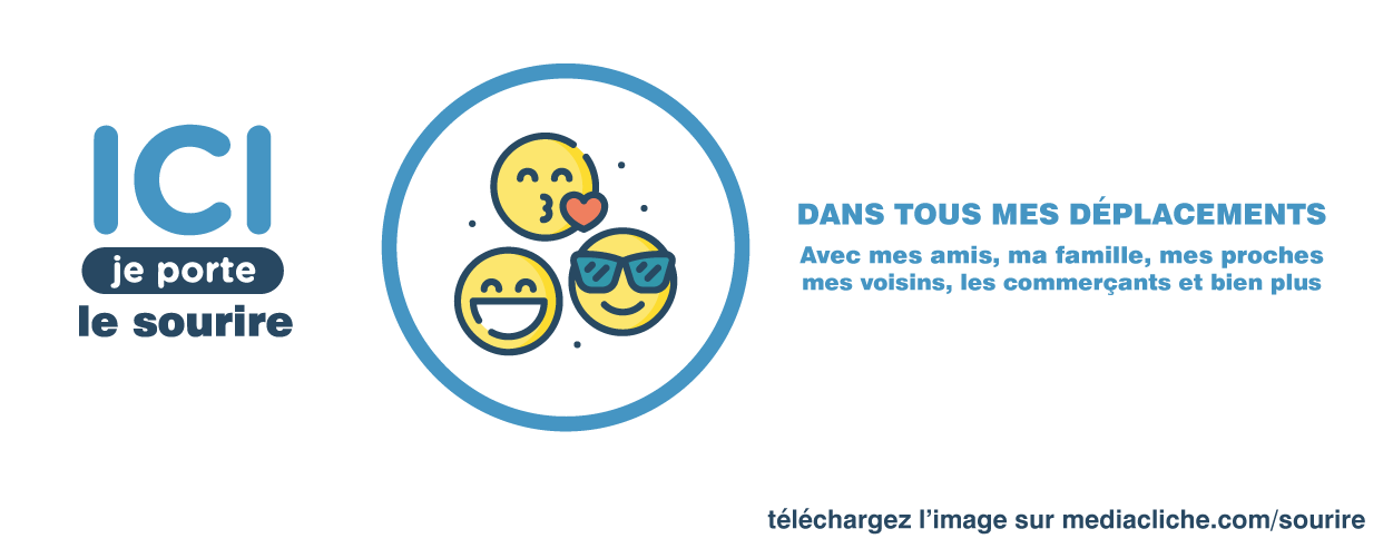 ICI je porte le sourire