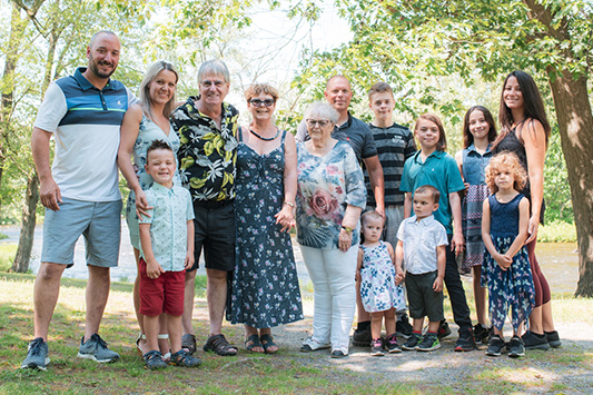 Portrait pour les fêtes de familles à Drummondville